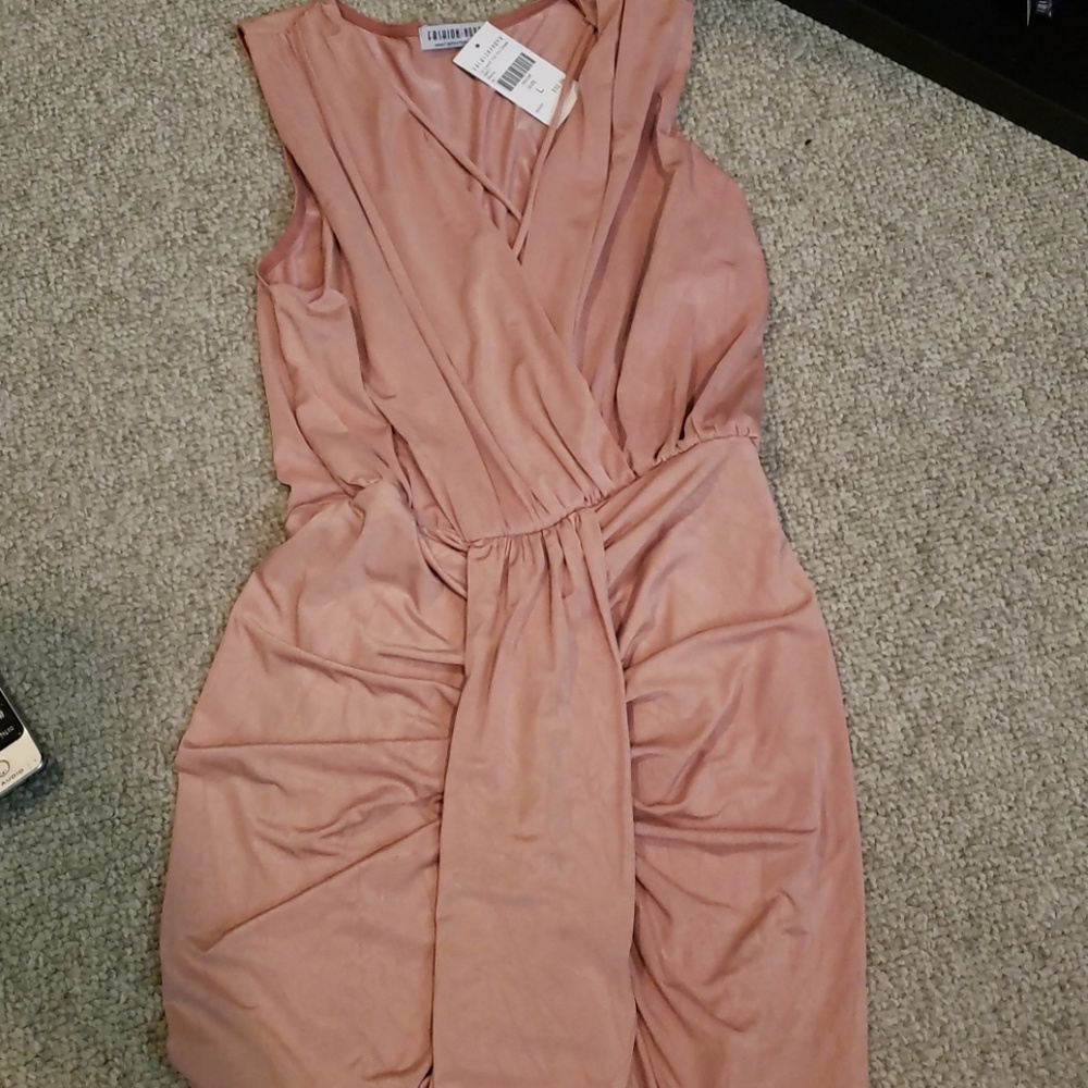Mauve High Low Dress